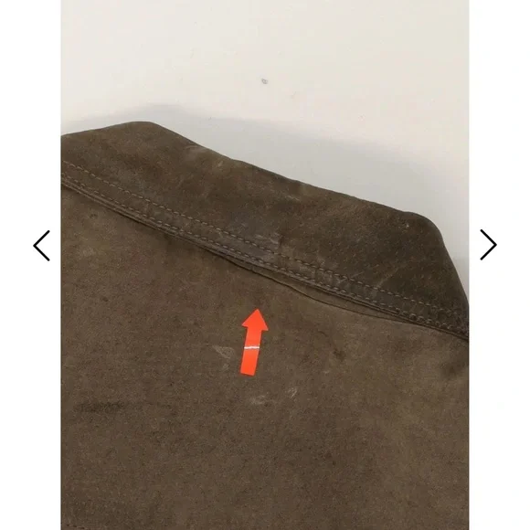 Vintage Men's Brown Suede Jacket - Picture 7 of 7